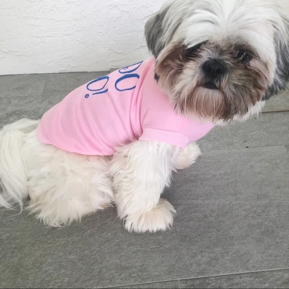 “I Do Too” Dog Shirt Pink Wedding Announcement